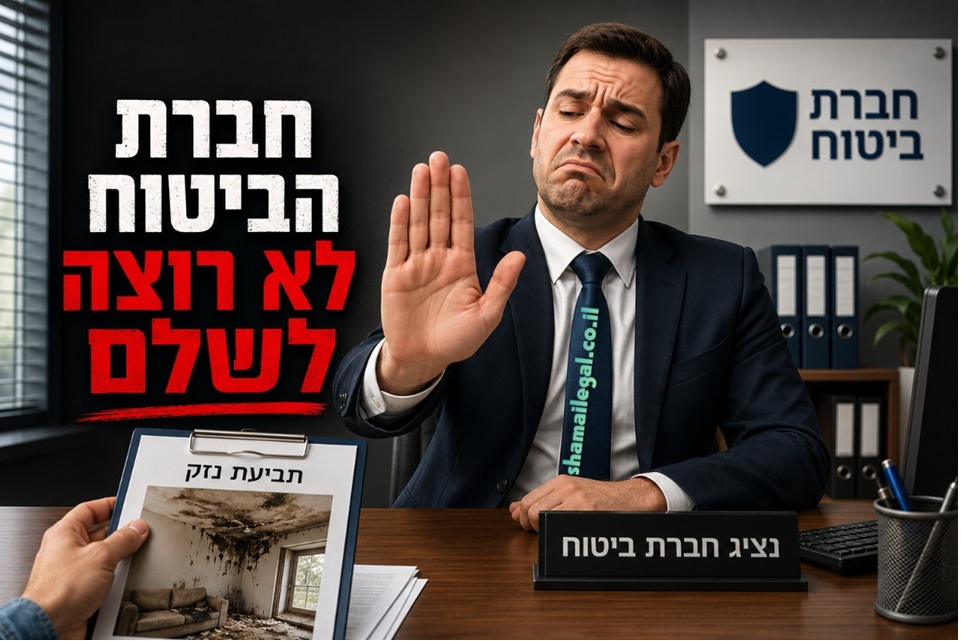 כיצד להתמודד עם חברת ביטוח שלא רוצה לשלם לאחר נזק?
